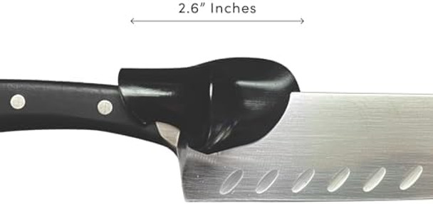 everGRIP Knife Handle Grip for Chef's or Kitchen Knives - Universal Non-Slip Ergonomic Design - Dishwasher Safe - Kitchen Essentials and Accessories 2.6"