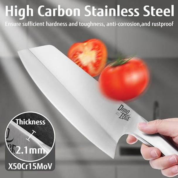 Ultra Sharp 3-Piece Kitchen Knife Set High Carbon Stainless Steel Chef Knife Set Professional Japanese Knives with Ergonomic Hollow Handle