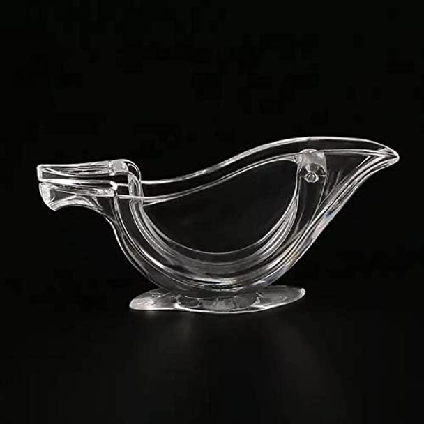 Manual Juicer Lemon Squeezer Manual Juice Acrylic Lemon Clip Hand Orange Squeezer Machine Boat Shape Squeeze Lemon squeezers