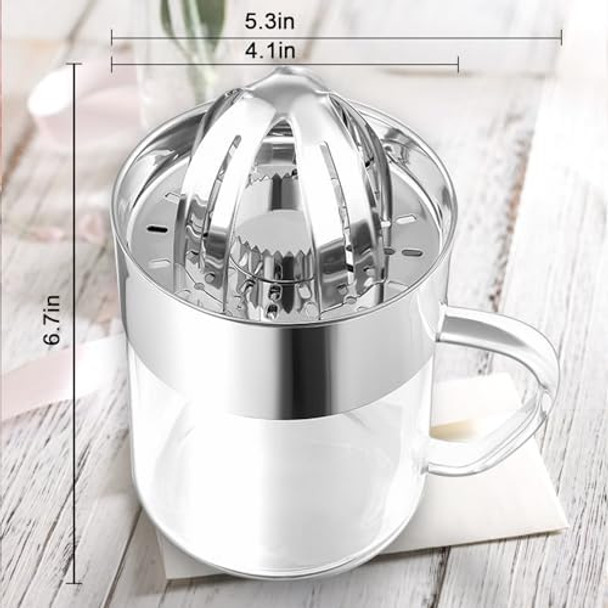 Corn Stripper 2-in-1 Citrus Juicer Hand Orange Juicer Lemon Squeezer Corn Peeler Corn Cob Stripping Tool Corn Cutter & Remover 20oz