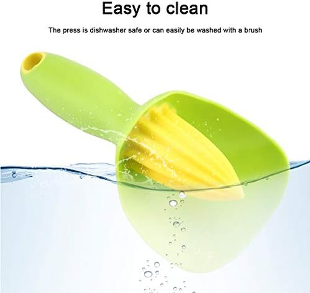 Fdit Ergonomic Manual Mini Lemon Squeezer Juicer for Lime Orange Heavy Duty Handheld Use - Dishwasher (#1)