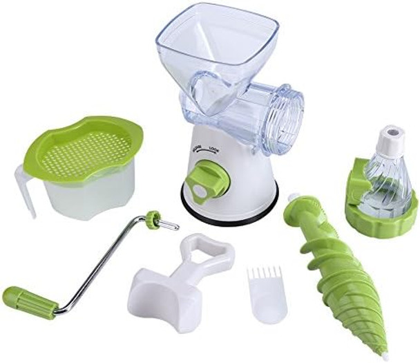 Fdit Juicer Manual Citrus Press Orange Squeezer Fruits Vegetable Squeezer for Celery Wheatgrass Kale Spinach and any other Leafy Greens