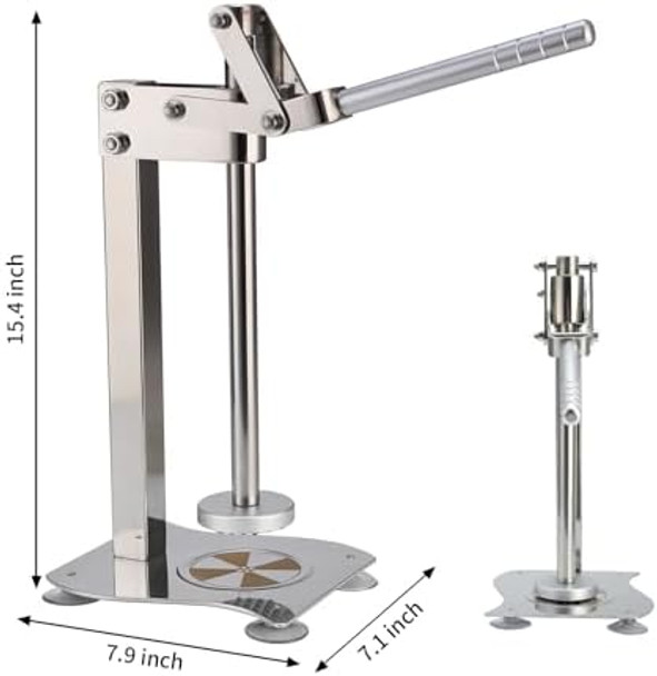 Heavy Duty Manual Stainless Steel Fruit Juicer Nut Cracker for All Nuts Nut Crusher Lemon Press Squeezer Manual Juicer Machine for Lemon Lime Orange Juice-Professional Squeezer & Crusher