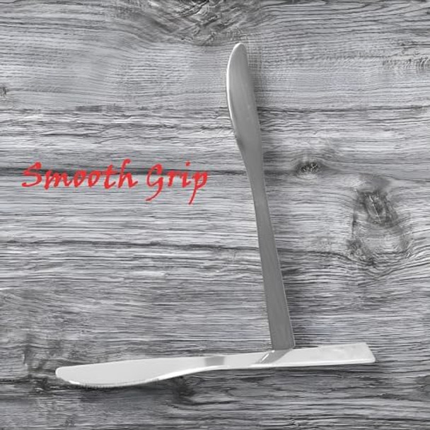 NS INC - 2pcs Set of Premium Quality Food grade Stainless Steel Butter Dinner Steak Cheese Charcuterie Knife Spreader Used for Home Kitchen or Restaurant NS INC - 2pcs Set of Premium Quality Food grade Stainless Steel Butter Dinner Steak Cheese Charcuterie Knife Spreader Used for Home Kitchen or Restaurant