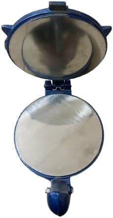 Puri Press Stainless Steel export quality heavy duty Puri Roti Maker Press Machine with Handle Stainless Steel Poori Press Papad Khakhra Puri Roti Maker with Strong Handle (Pack of 1) (No 5 medium)
