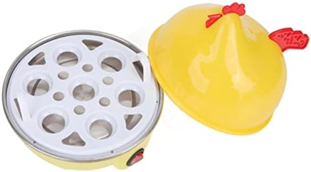 Electric Egg Cooker Electric Egg Boiler Multifunction Chicken Shape Rapid Egg Boiler 7 Egg Capacity Automatic Shut Off Mini Breakfast Machine