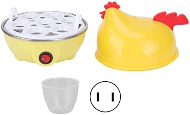 Electric Egg Cooker Electric Egg Boiler Multifunction Chicken Shape Rapid Egg Boiler 7 Egg Capacity Automatic Shut Off Mini Breakfast Machine