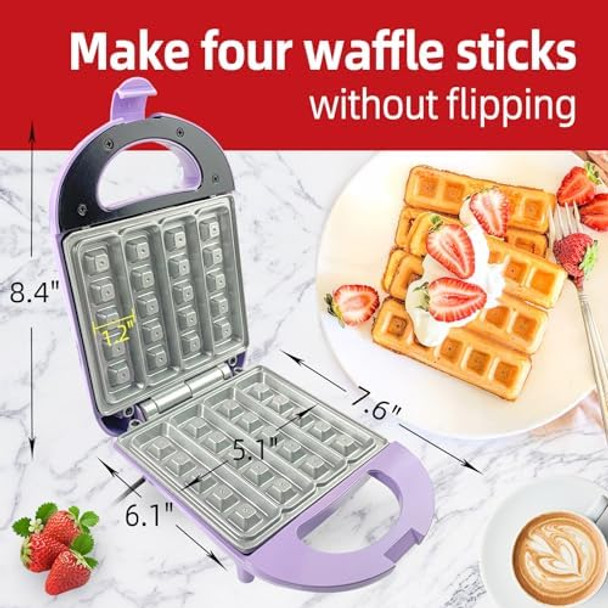 Waffle Stick Maker Mini Waffle Maker Iron Nonstick Pan