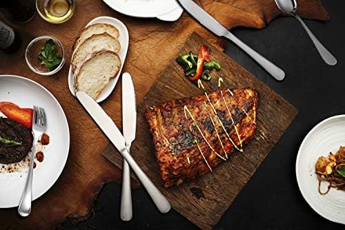 Hiware 12-Piece Good Stainless Steel Dinner Knives 9 Inches