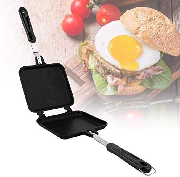 Double-Sided Frying Pan Double-Sided Grill Pan Non-stick Frying Pan Waffle Maker for Cake Toast Sandwich Snack Griddle Pan for Breakfast