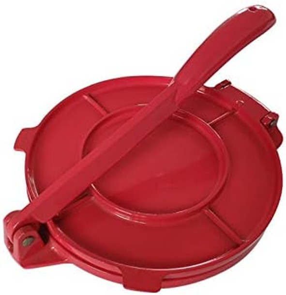8 Inch Tortilla Press Maker Foldable Aluminum Flour Tortilla Press Non-Stick Rotis Press Dough Press Bakeware Gadgets DIY Baking Tool Accessories