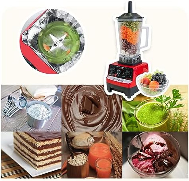 Blender Professional 4500W Dual-Cup Blender Black 70 oz