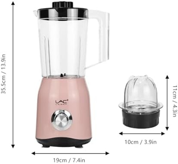 Blender for Smoothies 300W Personal Blender and Grinder Combo for Kitchen with a 54oz Portable Smoothie Cups Shakes Juices Frozen Drinks and a 12oz Coffee Cup with Seal Cover for Coffee Beans