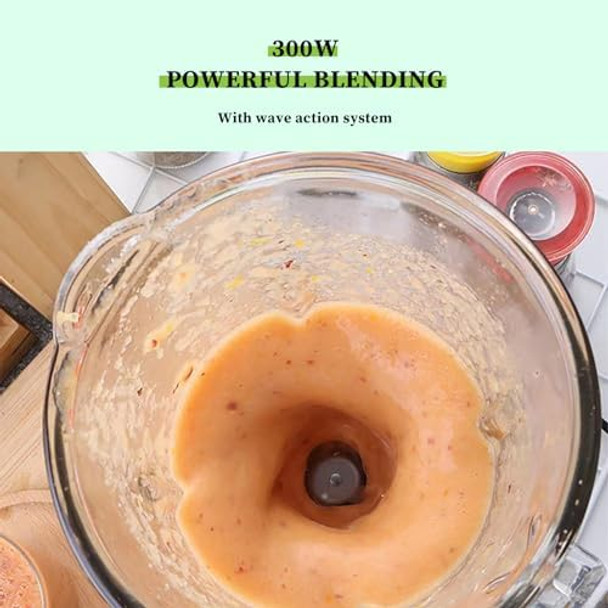 Blender for Smoothies 300W Personal Blender and Grinder Combo for Kitchen with a 54oz Portable Smoothie Cups Shakes Juices Frozen Drinks and a 12oz Coffee Cup with Seal Cover for Coffee Beans