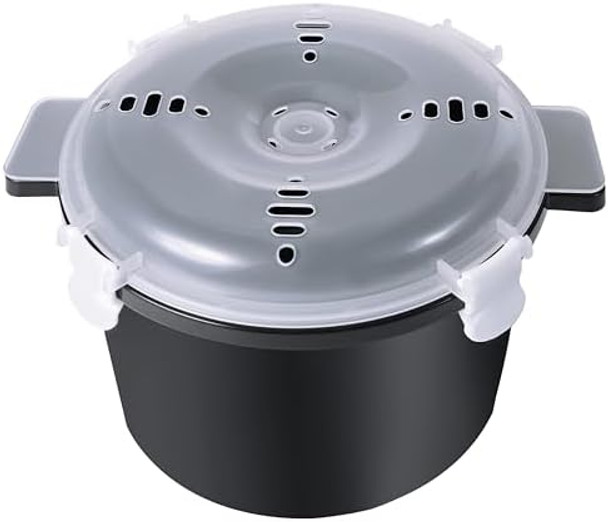 1.5 Quart Microwave Steamer for Cooking Vegetables Professional Cooker for Microwave