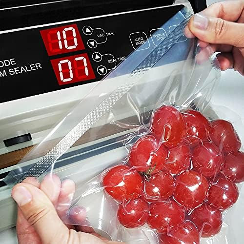 Magic Seal MS175 Vacuum Sealer Machine for Food Preservation Nozzle Type Compatible with Mylar Bags Adjustable Vacuum and Sealing Time Automatic and Manual Mode