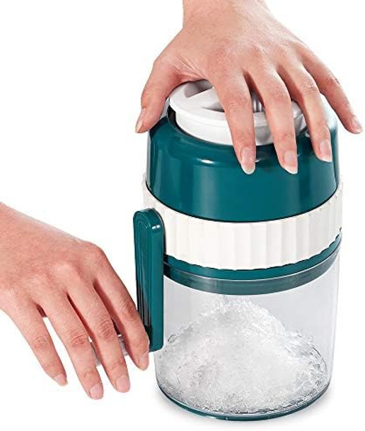 Ice Shaver and Snow Cone Machine - Premium Portable Ice Crusher and Shaved Ice Machine with Ice Cube Trays - BPA