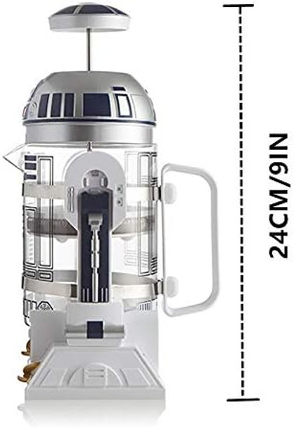 Noble Createaprototype NBCDY Hand Coffee Machine Creative Robot R2D2 Mini Stainless Steel Filter Coffee Maker Home Insulation Pressure Pot Noble Createaprototype NBCDY Hand Coffee Machine Creative Robot R2D2 Mini Stainless Steel Filter Coffee Maker Home Insulation Pressure Pot