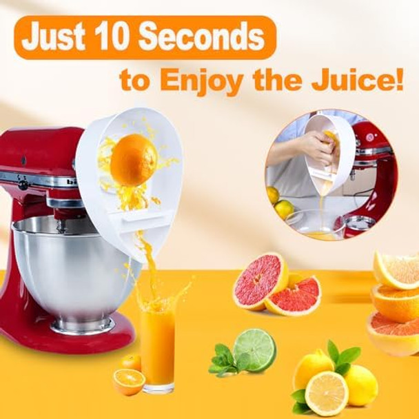 Juicer Attachment Compatible with KitchenAid Stand Mixer (orange) Juicer Attachment Compatible with KitchenAid Stand Mixer (orange)