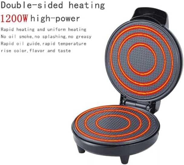 Waffle Cone Maker Waffle Cone and Bowl Maker Ice Cream Cone Maker Cooking Tool Round Waffle Baking Pan for House Commercial Homemade DIY Ice Cream Cone