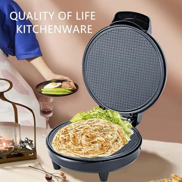 Waffle Cone Maker Waffle Cone and Bowl Maker Ice Cream Cone Maker Cooking Tool Round Waffle Baking Pan for House Commercial Homemade DIY Ice Cream Cone