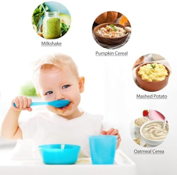 Electric Food Chopper Stainless Steel Powerful 500W Meat Blender for Kitchen Meat Vegetables Onion Garlic Salad Fruits Nuts (US Plug 110V)