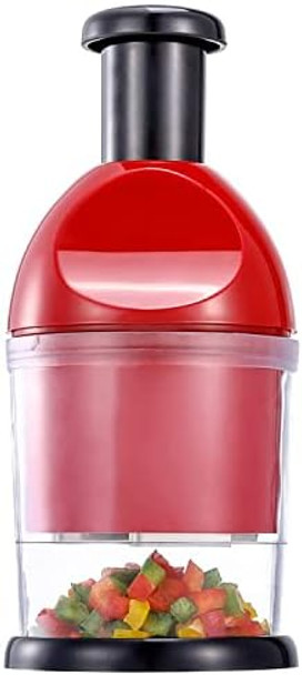 Slap food chopper manual hand vegetable chopper dicer for veggies onion garlic nuts Salads
