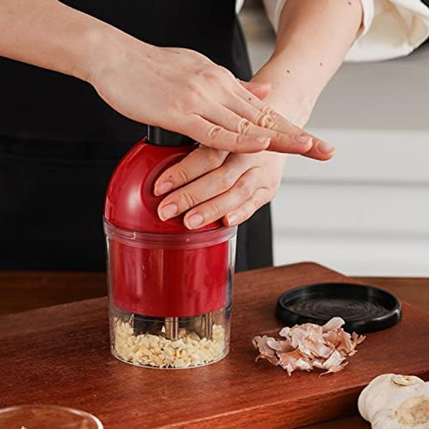 Slap food chopper manual hand vegetable chopper dicer for veggies onion garlic nuts Salads