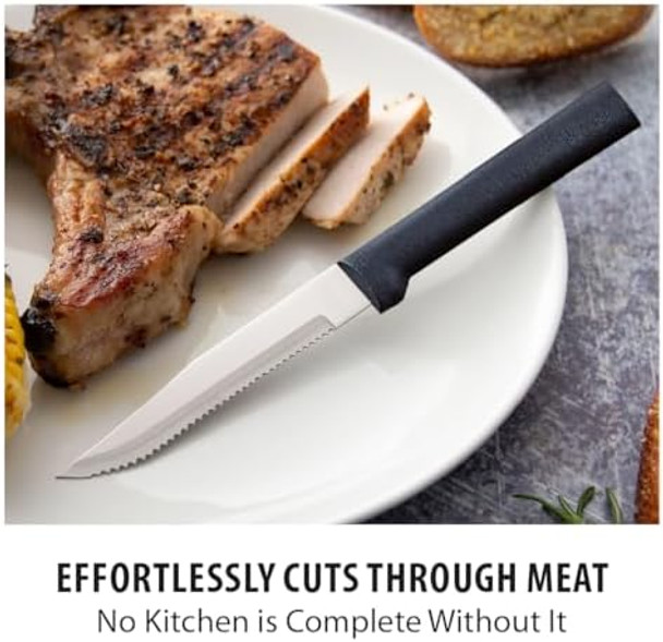 RADA Cutlery Serrated Steak Knife Silver Handle