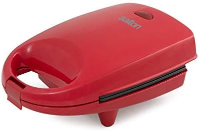 Salton WM1907 Bowl Waffle Maker Red