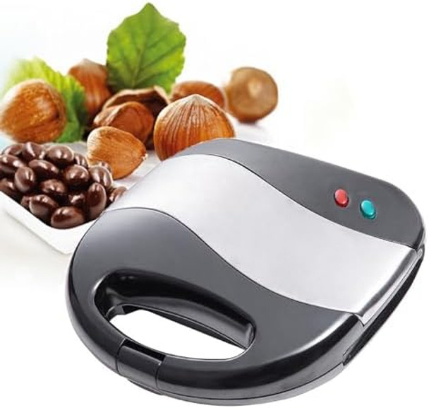 Walnut Cookie Maker 12Pcs Non Stick Electric Oreshki Cookie Walnut Cake Maker Mini Nut Waffle Bread Machine Double Sided Heating for Xmas Holiday Baking