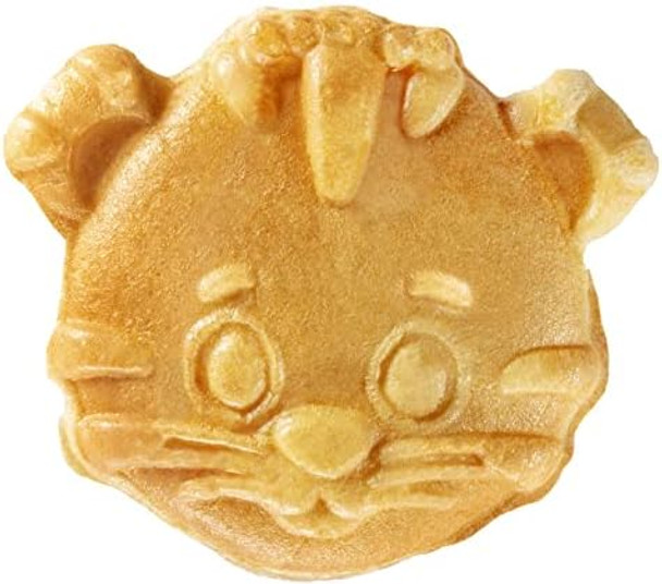 Daniel Tiger Neighborhood Waffle Maker Iron- Electric Nonstick Waffler Feat. 3D Mini Character Shaped Waffles Pancakes- Daniel Tiger Katerina Kitty Cat & Trolley- Fun Breakfast for Kids - Great
