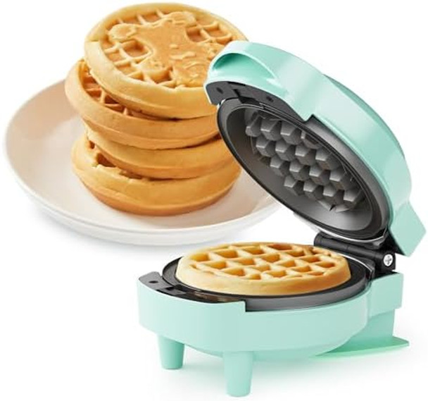 4-Slice Waffle Maker with Nonstick Surface 1200W Waffle Iron Time & Temperature Control LCD Display Perfect Waffle Maker for Kids and Families Stainless Steel Silver