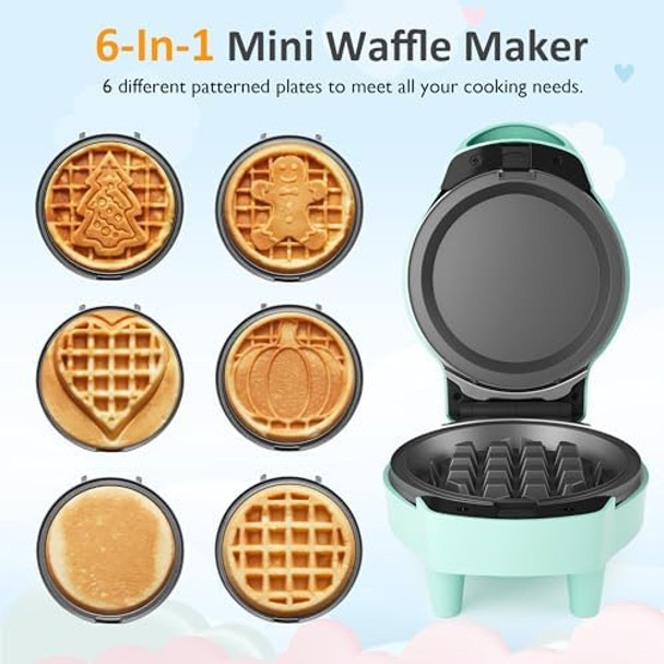 4-Slice Waffle Maker with Nonstick Surface 1200W Waffle Iron Time & Temperature Control LCD Display Perfect Waffle Maker for Kids and Families Stainless Steel Silver