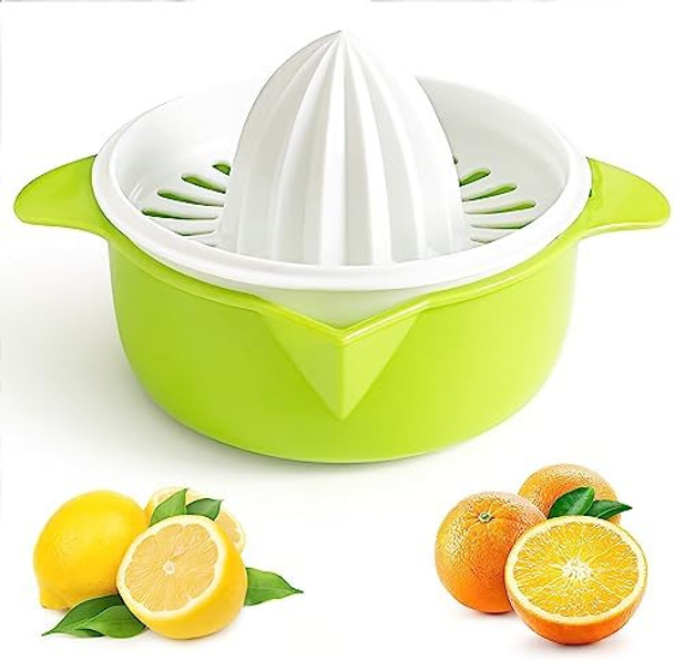 Citrus Juicer Lemon Squeezer Orange Fruit Manual Hand Juicers with Pouring Spout 250ml