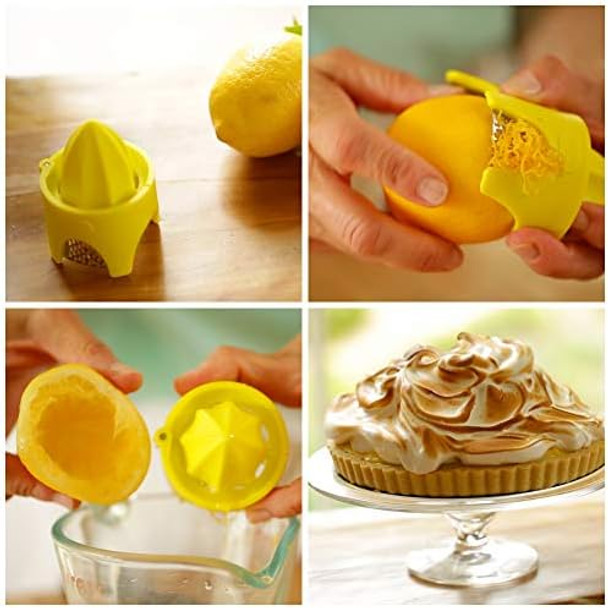 Talisman Designs Citrus Zester & Reamer Orange Lemon & Lime Zester BPA Kitchen Functional Kitchen Zesting Tool Plastic & Stainless Steel