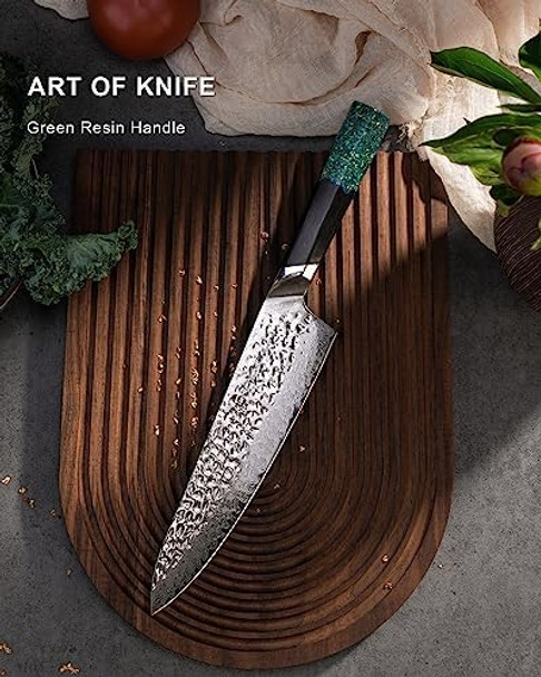 TUO Cheese Knife - Tomato Knife 5.5" Serrated Blade German Steel Mutil-Use Pakkawood Handle Box -Fiery Phoenix Series