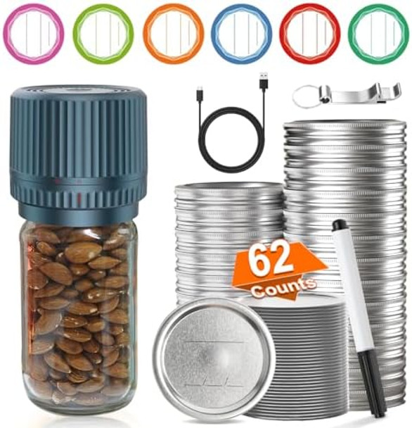 M12 Mason Jar Vacuum Sealer Automatic Vacuum Sealer for Jars M12 Mason Jar Vacuum Sealer Automatic Vacuum Sealer for Jars