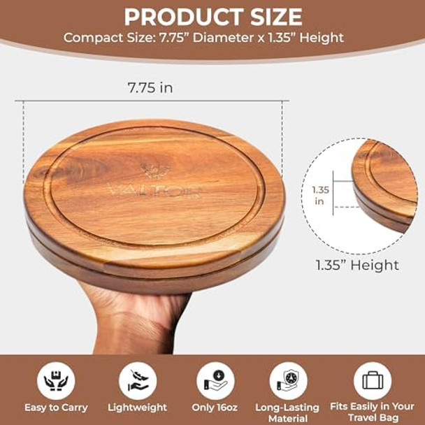 Cheese Board and Knife Set Round Charcuterie Board Small Set Wine Picnic Portable Cheese Board Cutting Board Tabla Para Quesos Cheese Board and Knife Set Round Charcuterie Board Small Set Wine Picnic Portable Cheese Board Cutting Board Tabla Para Quesos