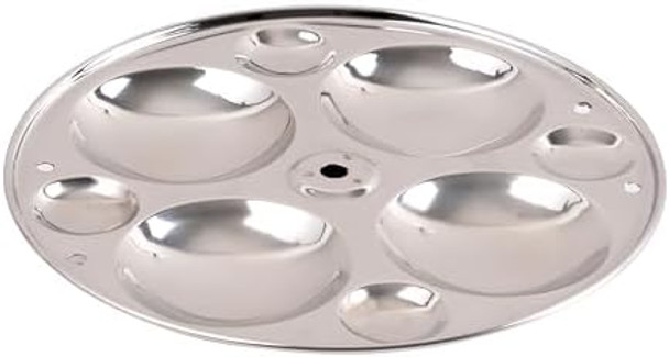 Idli Maker/Cooker/Steamer Stainless Steel with Insulated Handles (24 Idli + 24 Mini Idli) Pot Induction and Gas Stove Compatible