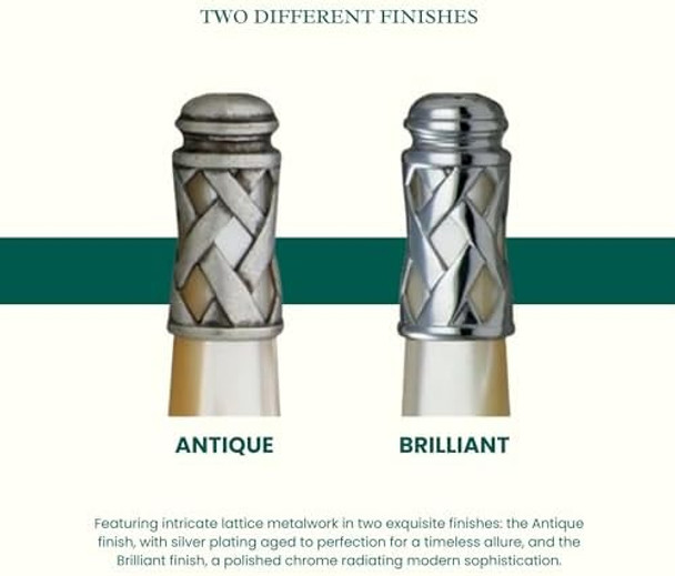 Vietri Aladdin Brilliant Ivory Small Spreader 5.25" 18/10 Stainless Steel Cheese Spread Knife