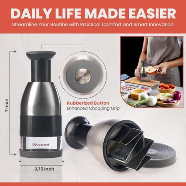 Manual Food Processor - 5 Cup (1.2L) Capacity Hand Pull String Garlic Chopper Manual Food Chopper with Pull Functionality Pull Chopper and Vegetable Cutter for Effortless Cooking Manual Food Processor - 5 Cup (1.2L) Capacity Hand Pull String Garlic Chopper Manual Food Chopper with Pull Functionality Pull Chopper and Vegetable Cutter for Effortless Cooking
