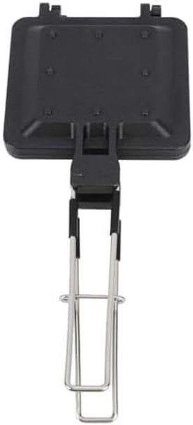 Hot Sandwich Maker with Foldable Handle Double Sided Sandwich Baking Pan Nonstick Frying Pan for Breakfast Hot Dog Toaster Campfire Sandwich Maker