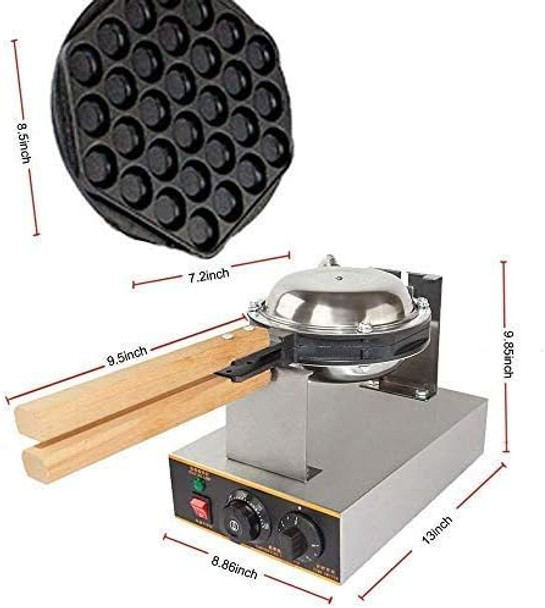 Commercial Bubble waffle maker Hongkong QQ eggettes machine Egg puff maker Belgian Bubble machine
