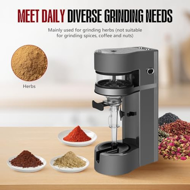 Electric Herb Grinder 1800mah Battery Powered 500g Large Capacity
