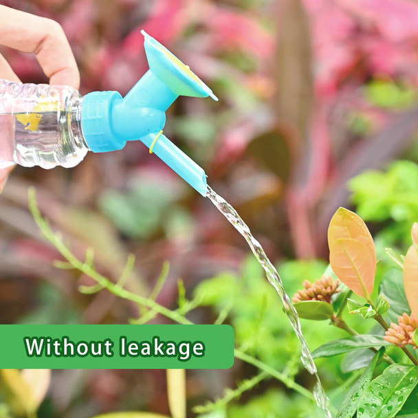 2In1 Watering Sprinkler Water Bottle Plastic Sprinkler Nozzle Flower Waterer Supplie Garden Tool Portable Household