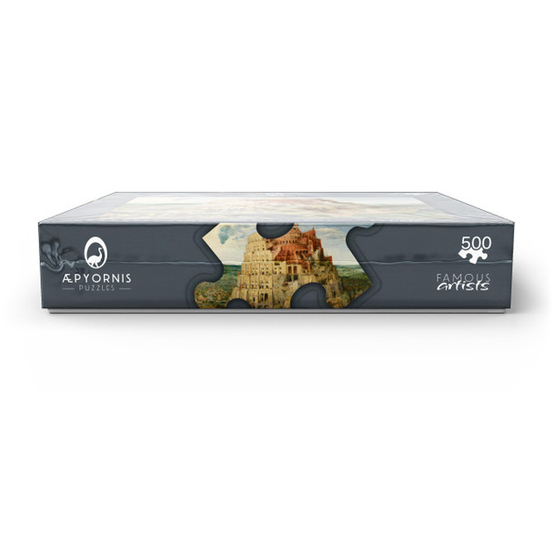 MyPuzzle The Tower of Babel 1563 by Pieter Bruegel The Elder - Premium 500 Piece Jigsaw Puzzle for Adults