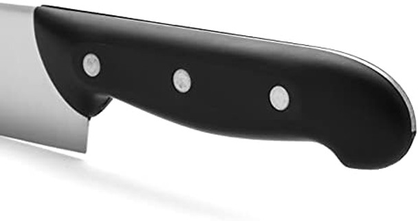 Arcos Chef Knife 8 Inch Stainless Steel. Multi-Use Professional Cooking Knife For Cutting Meat And Vegetables. Ergonomic Polyoxymethylene Handle And 215Mm Blade. Series Maitre. Color Black Arcos Chef Knife 8 Inch Stainless Steel. Multi-Use Professional Cooking Knife For Cutting Meat And Vegetables. Ergonomic Polyoxymethylene Handle And 215Mm Blade. Series Maitre. Color Black