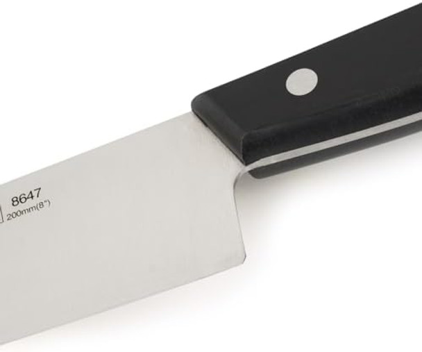 Arcos Chef’S Knife 8 Inch Nitrum Stainless Steel And 200 Mm Blade.Professional Multipurpose Cooking Knife. Ergonomic Polypropylene Handle.Professional Chef Knife. Series Bolonia. Color Black