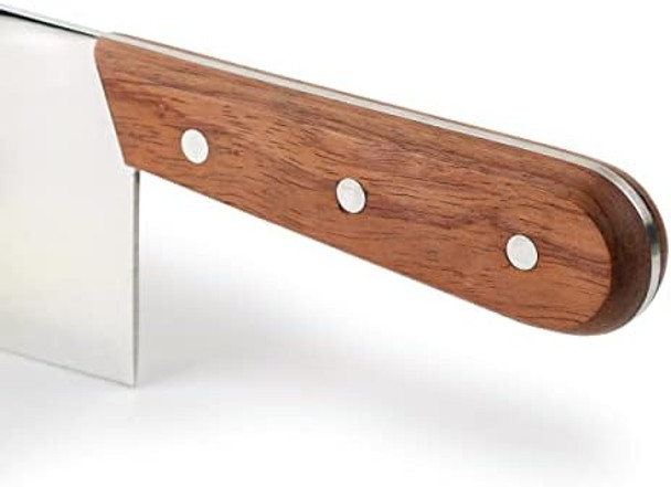 Arcos Kitchen Cleaver Knife - Bone And Meat Chopper. 180 Mm Nitrum Stainless Steel Blade. Jatoba Wood Handle. Brown Color. Atlantic Series
